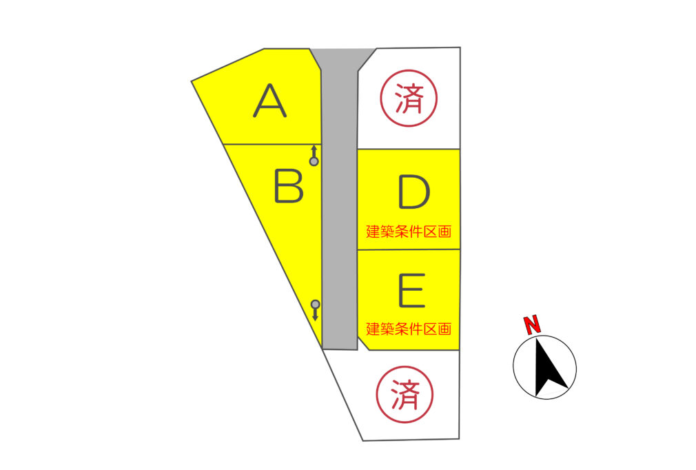 【一部建築条件付き分譲地】花巻市南城