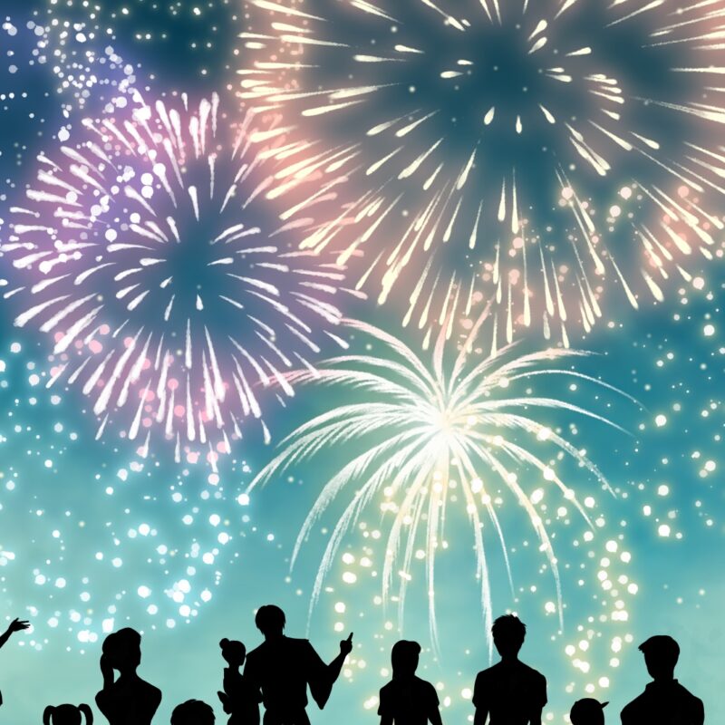 8月は花火大会がたくさん♪