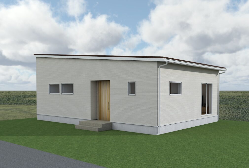 【建築中】　花巻市二枚橋平屋建売A