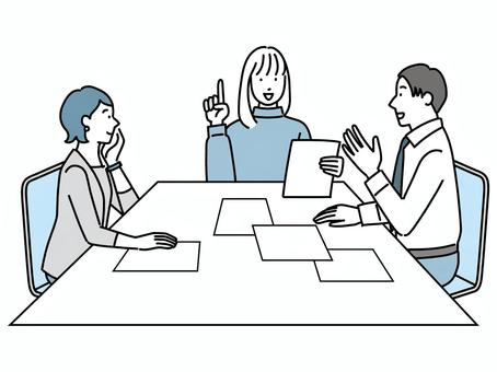 クロスの打合せ